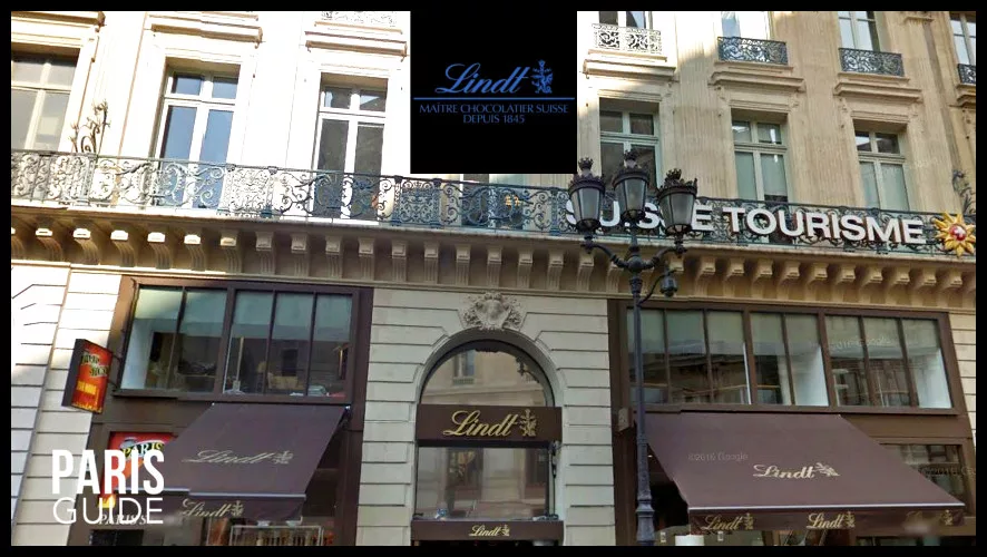 Boutique Lindt Paris Opéra